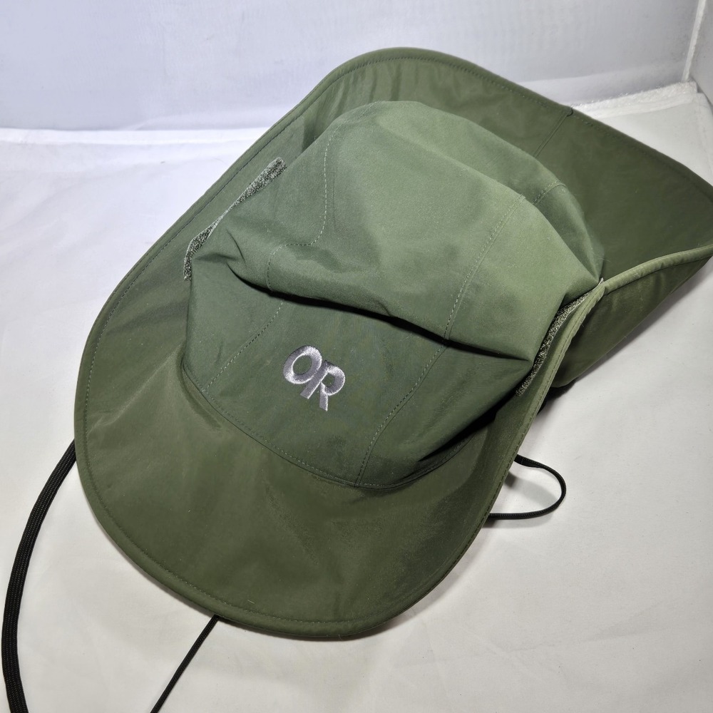 Outdoor Research OR Gore-Tex Seattle Rain Hat Adults Small Waterproof Green